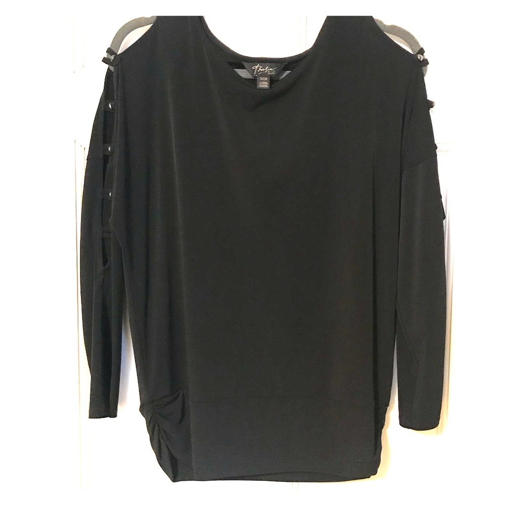 Black jersey top